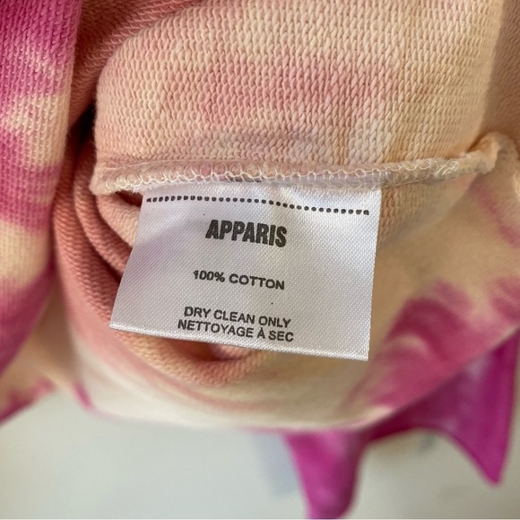 APPARIS Satya Wide Sleeve Tie Dye Sweater! Pink Sweatshirt Large - Picture 9 of 10